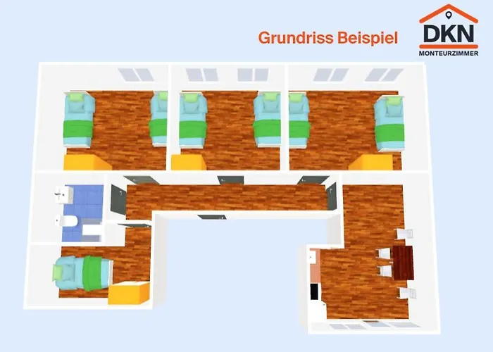 Monteurwohnung In Neuschoenefeld Apartament Lipsk